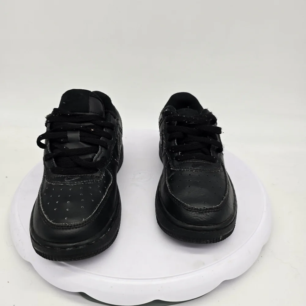 Nike Shoe Youth 13 C Air Force 1 Low Triple Black Sneakers 314193-009